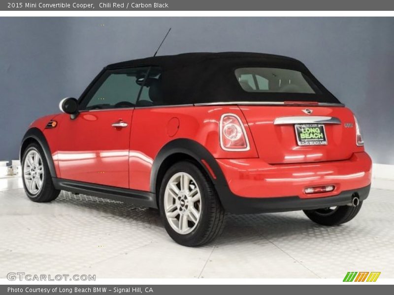 Chili Red / Carbon Black 2015 Mini Convertible Cooper