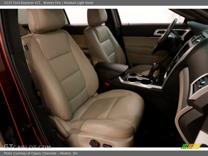 Bronze Fire / Medium Light Stone 2015 Ford Explorer XLT