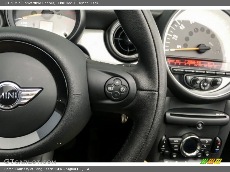 Chili Red / Carbon Black 2015 Mini Convertible Cooper