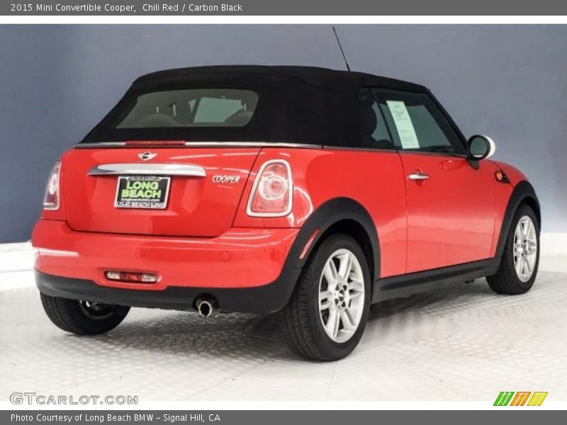 Chili Red / Carbon Black 2015 Mini Convertible Cooper