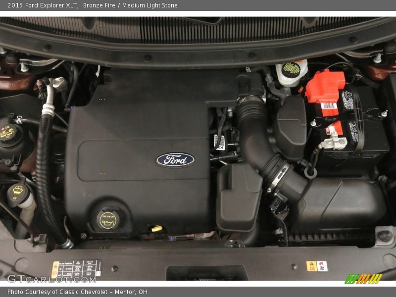 Bronze Fire / Medium Light Stone 2015 Ford Explorer XLT