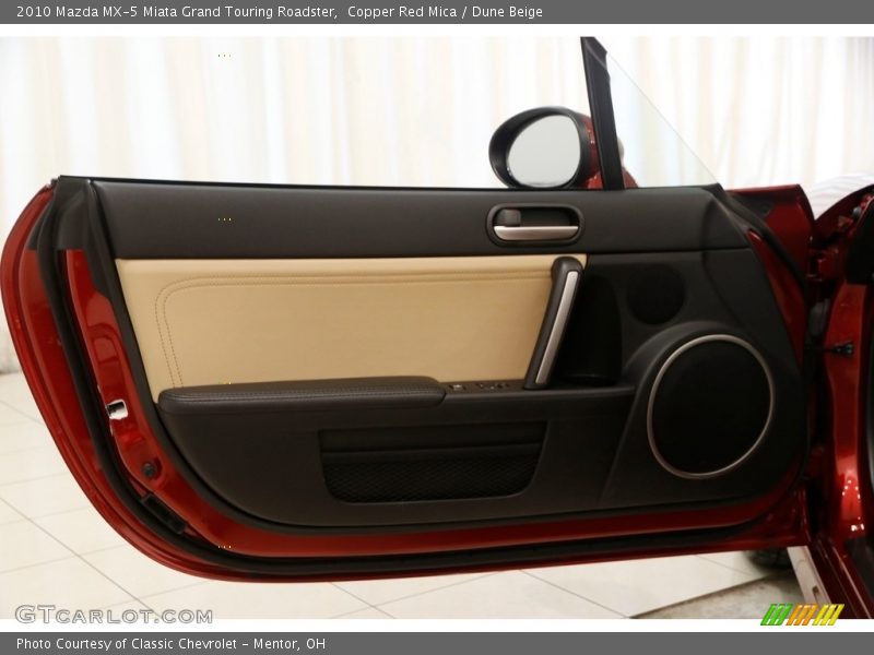 Copper Red Mica / Dune Beige 2010 Mazda MX-5 Miata Grand Touring Roadster