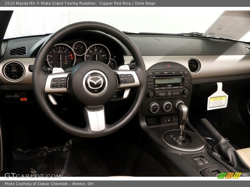 Copper Red Mica / Dune Beige 2010 Mazda MX-5 Miata Grand Touring Roadster