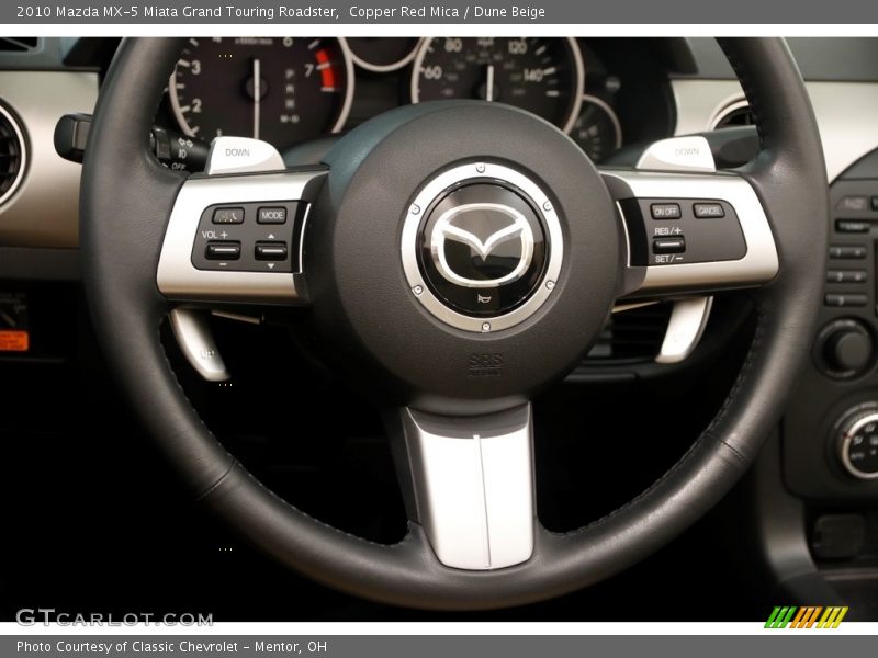Copper Red Mica / Dune Beige 2010 Mazda MX-5 Miata Grand Touring Roadster
