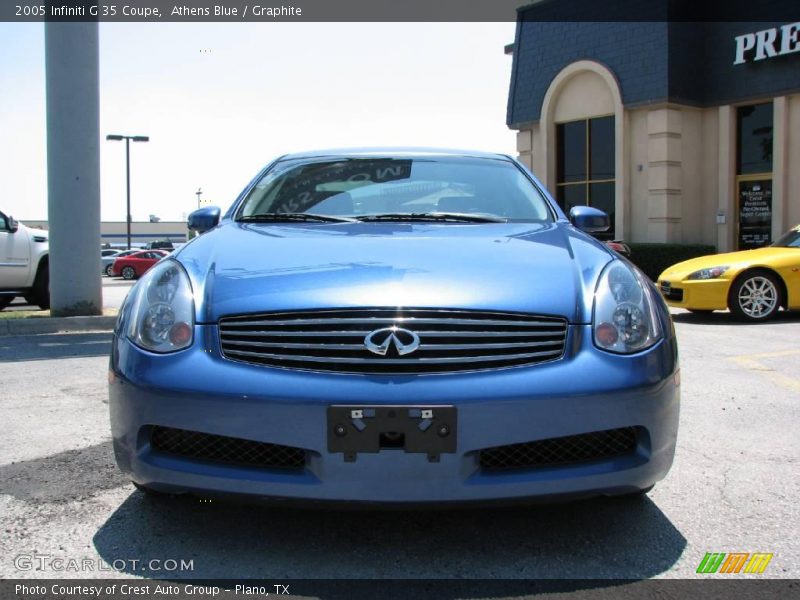 Athens Blue / Graphite 2005 Infiniti G 35 Coupe