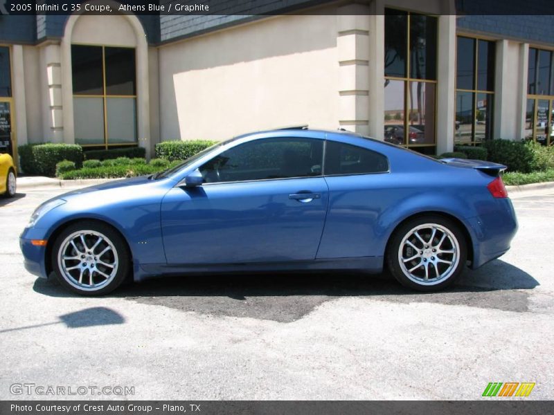 Athens Blue / Graphite 2005 Infiniti G 35 Coupe