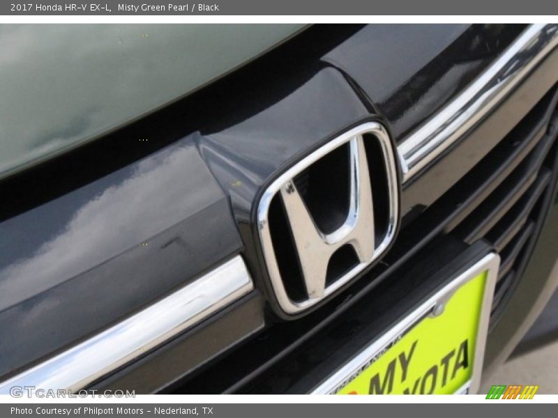 Misty Green Pearl / Black 2017 Honda HR-V EX-L