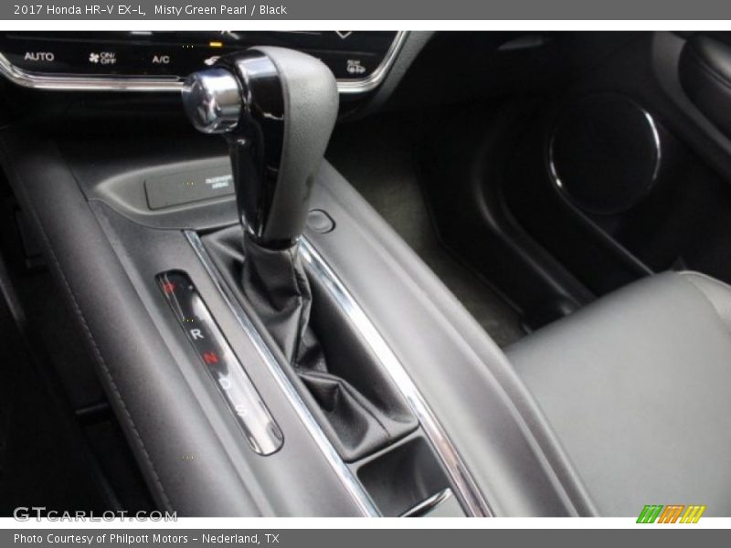 Misty Green Pearl / Black 2017 Honda HR-V EX-L