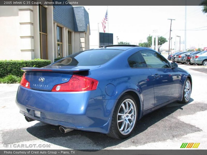 Athens Blue / Graphite 2005 Infiniti G 35 Coupe