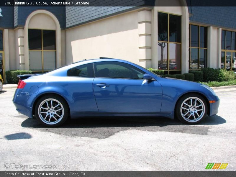 Athens Blue / Graphite 2005 Infiniti G 35 Coupe