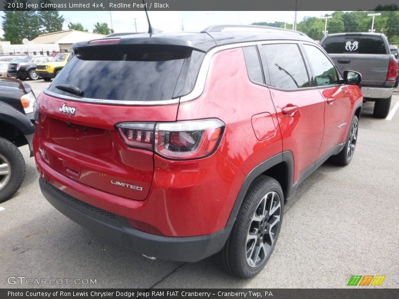 Redline Pearl / Black 2018 Jeep Compass Limited 4x4