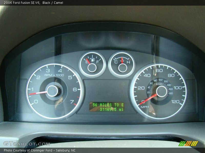 Black / Camel 2006 Ford Fusion SE V6