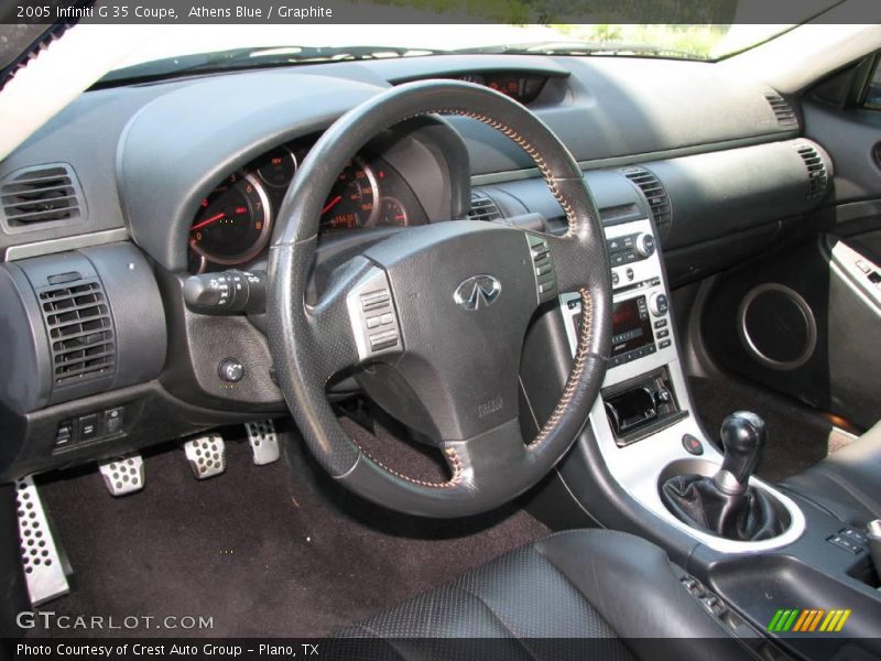 Athens Blue / Graphite 2005 Infiniti G 35 Coupe