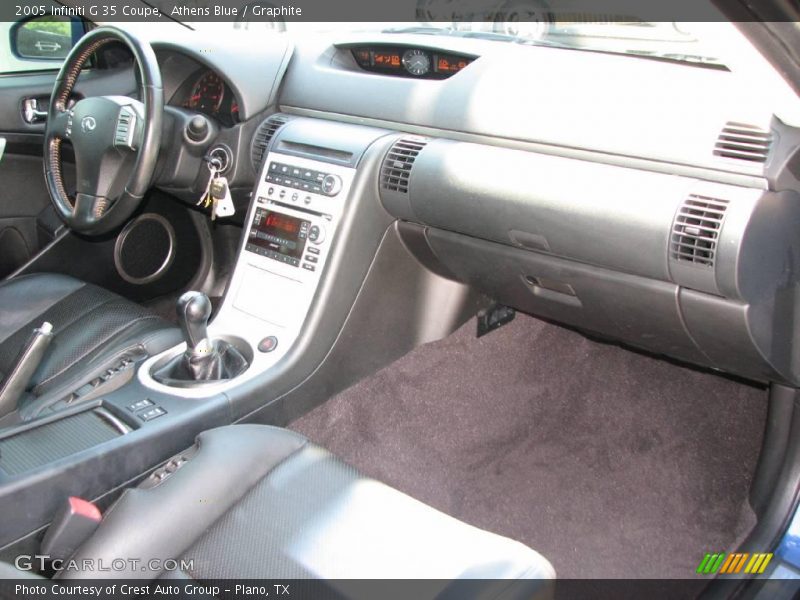 Athens Blue / Graphite 2005 Infiniti G 35 Coupe