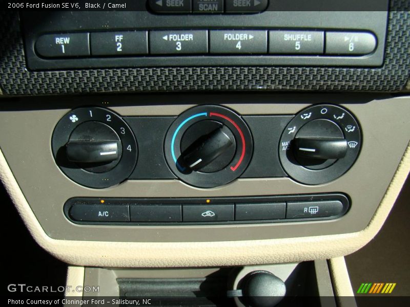 Black / Camel 2006 Ford Fusion SE V6