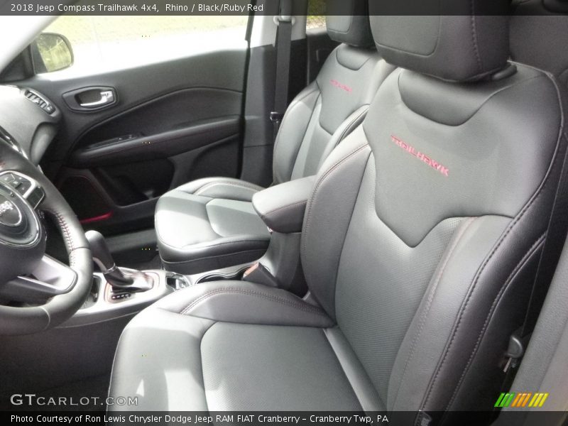 Rhino / Black/Ruby Red 2018 Jeep Compass Trailhawk 4x4