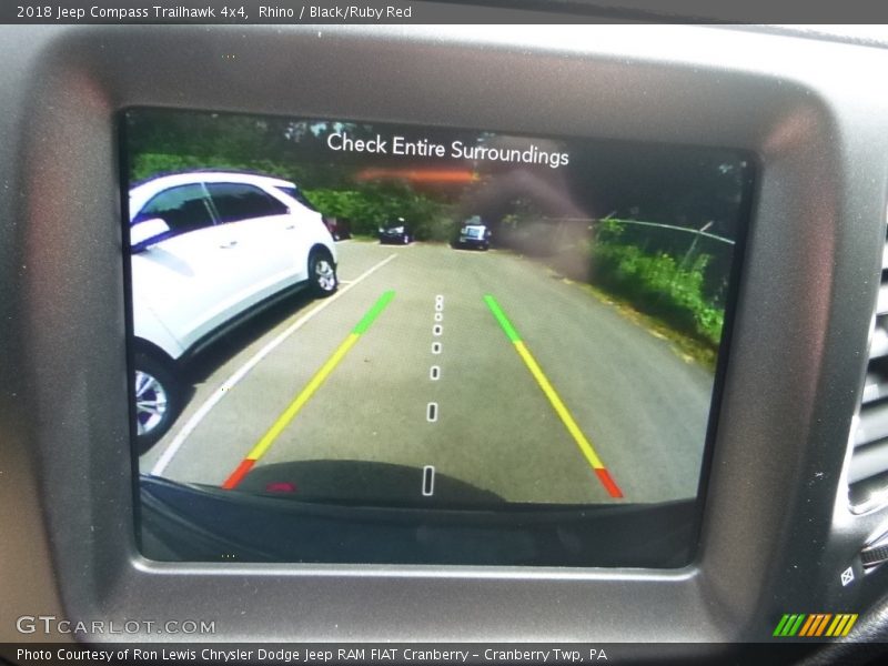 Rhino / Black/Ruby Red 2018 Jeep Compass Trailhawk 4x4