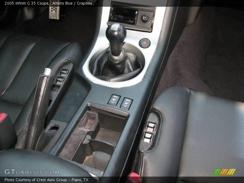 Athens Blue / Graphite 2005 Infiniti G 35 Coupe