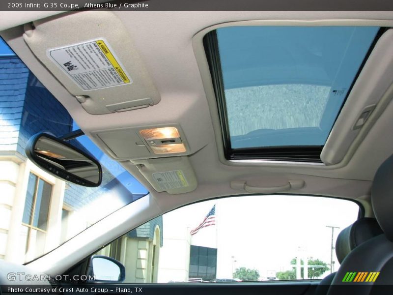 Athens Blue / Graphite 2005 Infiniti G 35 Coupe