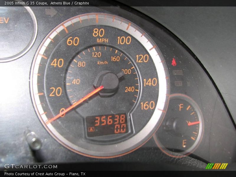 Athens Blue / Graphite 2005 Infiniti G 35 Coupe