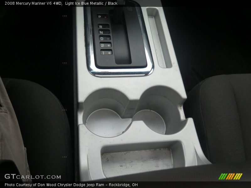 Light Ice Blue Metallic / Black 2008 Mercury Mariner V6 4WD