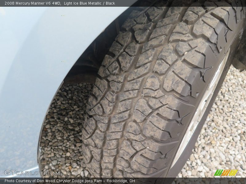 Light Ice Blue Metallic / Black 2008 Mercury Mariner V6 4WD