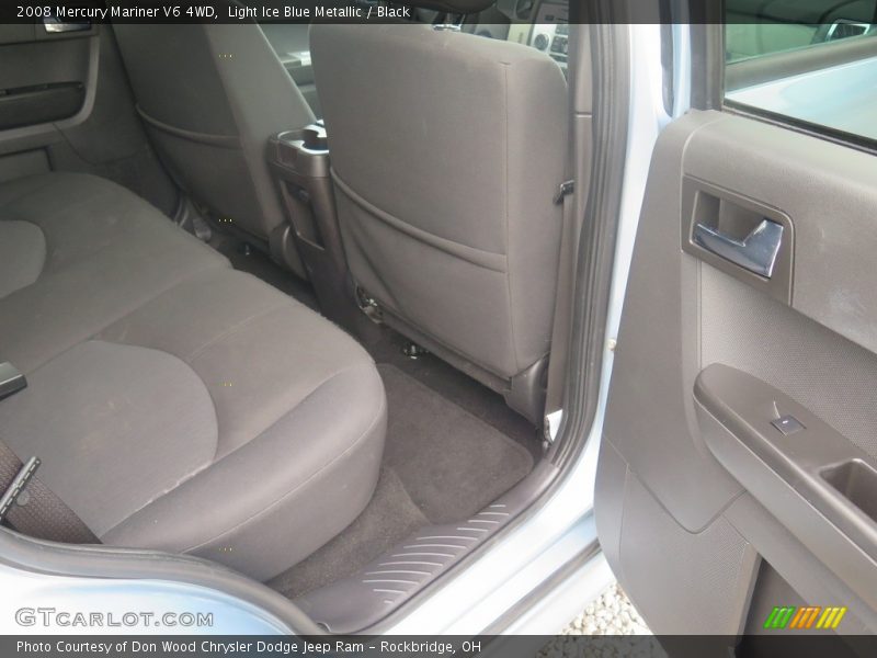 Light Ice Blue Metallic / Black 2008 Mercury Mariner V6 4WD