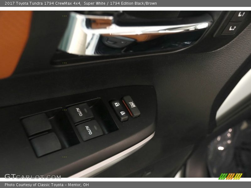 Super White / 1794 Edition Black/Brown 2017 Toyota Tundra 1794 CrewMax 4x4