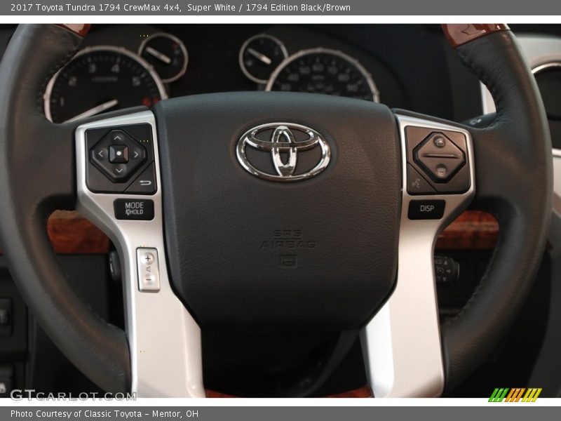 Super White / 1794 Edition Black/Brown 2017 Toyota Tundra 1794 CrewMax 4x4