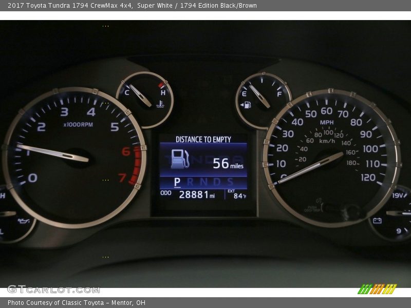 Super White / 1794 Edition Black/Brown 2017 Toyota Tundra 1794 CrewMax 4x4