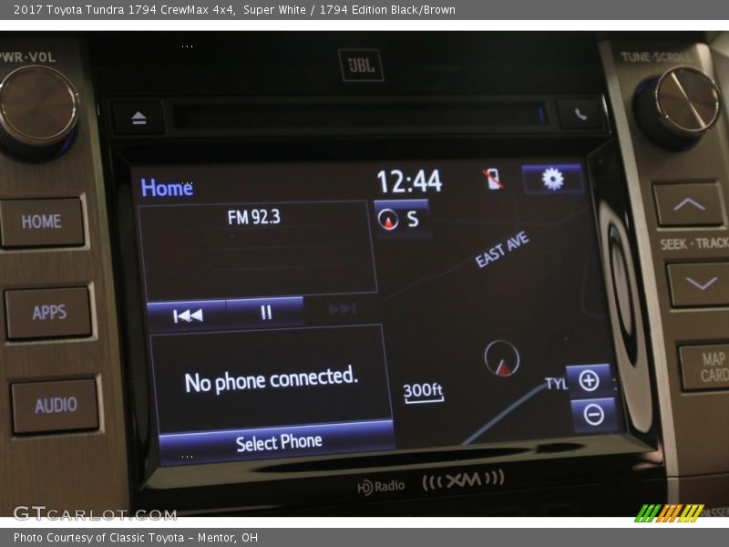 Super White / 1794 Edition Black/Brown 2017 Toyota Tundra 1794 CrewMax 4x4