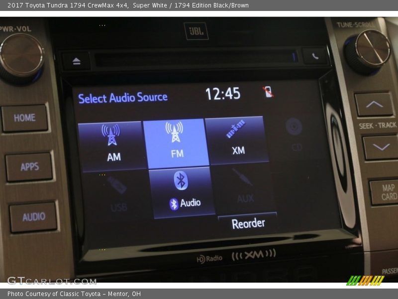 Super White / 1794 Edition Black/Brown 2017 Toyota Tundra 1794 CrewMax 4x4