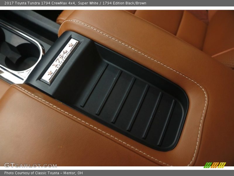 Super White / 1794 Edition Black/Brown 2017 Toyota Tundra 1794 CrewMax 4x4