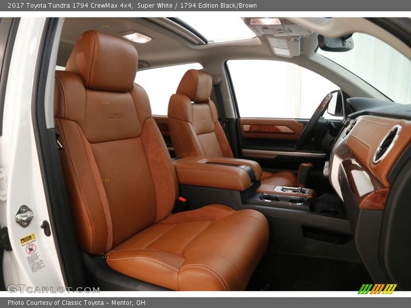 Super White / 1794 Edition Black/Brown 2017 Toyota Tundra 1794 CrewMax 4x4