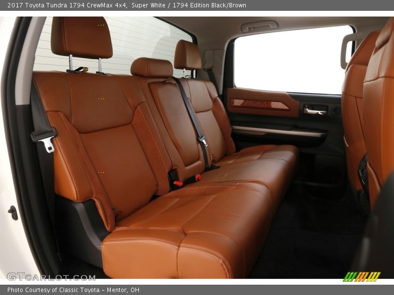 Super White / 1794 Edition Black/Brown 2017 Toyota Tundra 1794 CrewMax 4x4