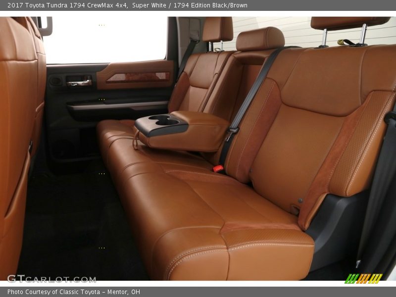 Super White / 1794 Edition Black/Brown 2017 Toyota Tundra 1794 CrewMax 4x4
