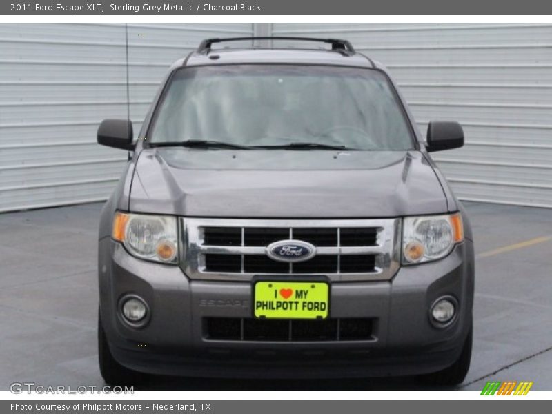 Sterling Grey Metallic / Charcoal Black 2011 Ford Escape XLT