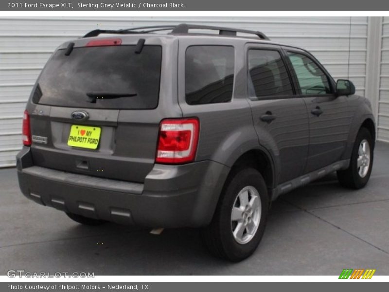Sterling Grey Metallic / Charcoal Black 2011 Ford Escape XLT