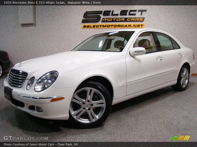 Alabaster White / Stone 2006 Mercedes-Benz E 350 4Matic Sedan