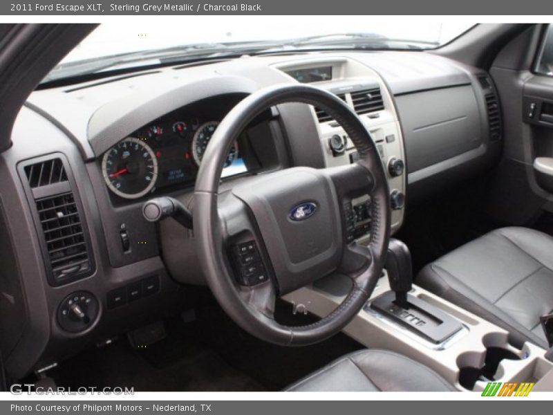 Sterling Grey Metallic / Charcoal Black 2011 Ford Escape XLT