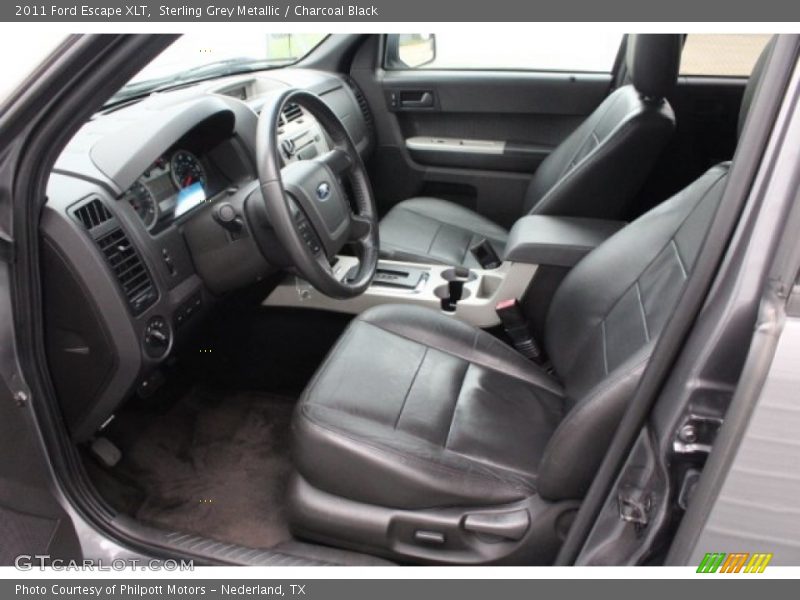 Sterling Grey Metallic / Charcoal Black 2011 Ford Escape XLT