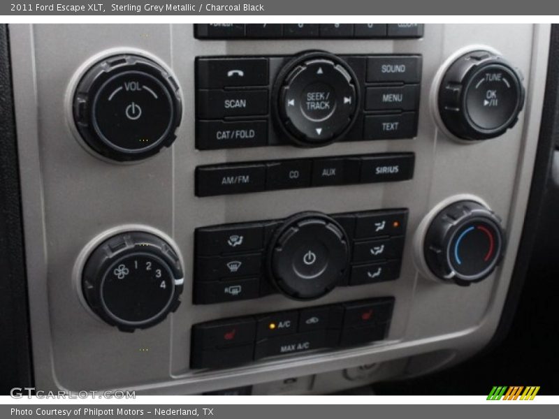 Sterling Grey Metallic / Charcoal Black 2011 Ford Escape XLT