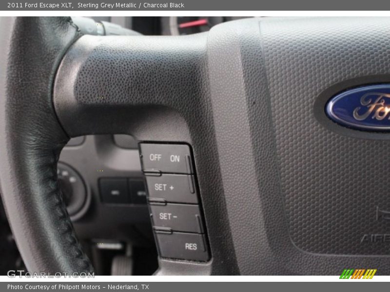 Sterling Grey Metallic / Charcoal Black 2011 Ford Escape XLT