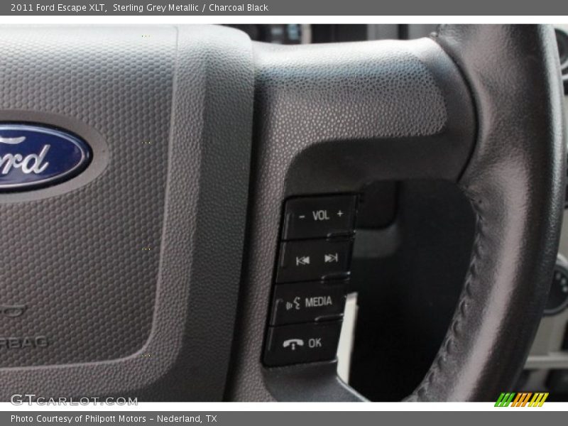 Sterling Grey Metallic / Charcoal Black 2011 Ford Escape XLT