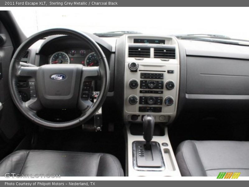 Sterling Grey Metallic / Charcoal Black 2011 Ford Escape XLT