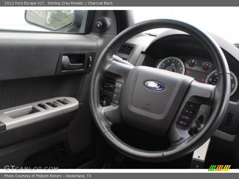 Sterling Grey Metallic / Charcoal Black 2011 Ford Escape XLT