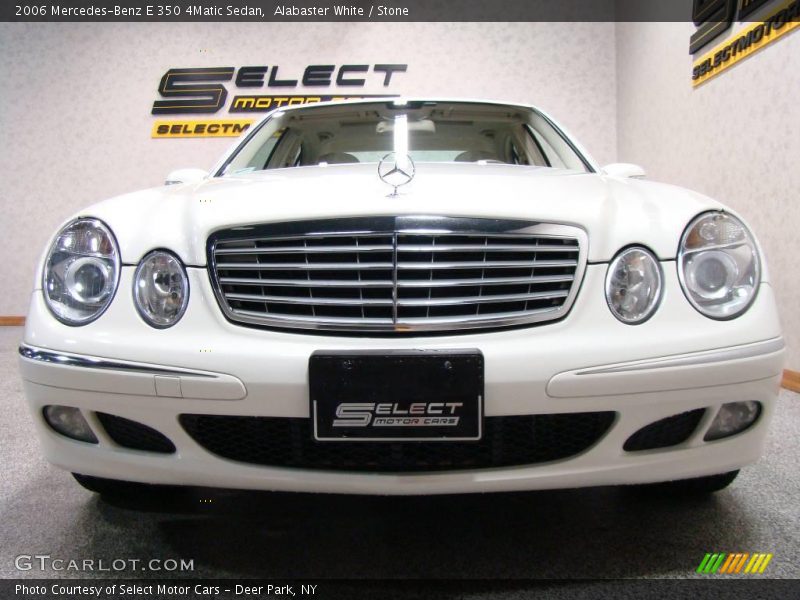 Alabaster White / Stone 2006 Mercedes-Benz E 350 4Matic Sedan