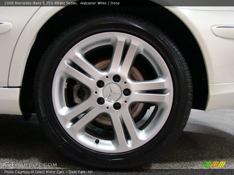 Alabaster White / Stone 2006 Mercedes-Benz E 350 4Matic Sedan