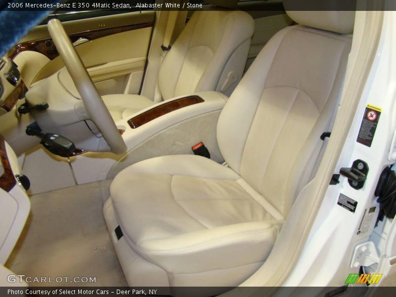 Alabaster White / Stone 2006 Mercedes-Benz E 350 4Matic Sedan