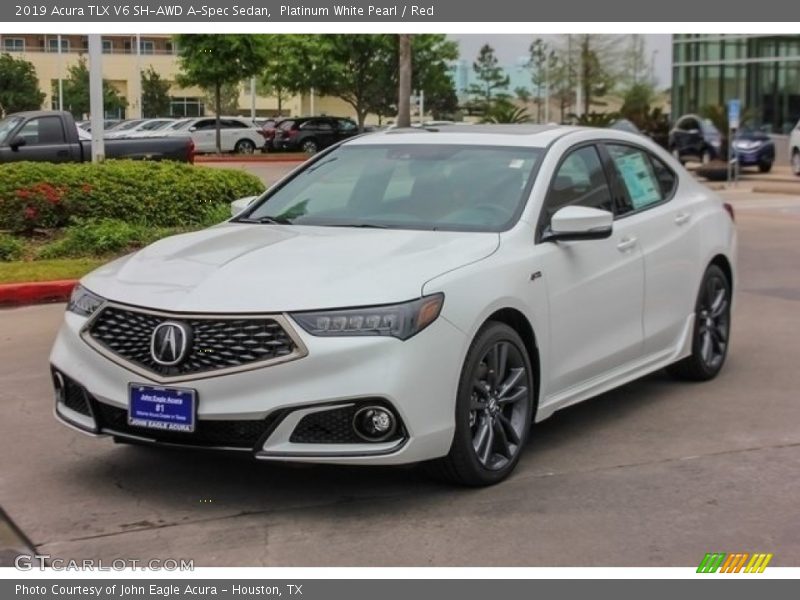 Front 3/4 View of 2019 TLX V6 SH-AWD A-Spec Sedan